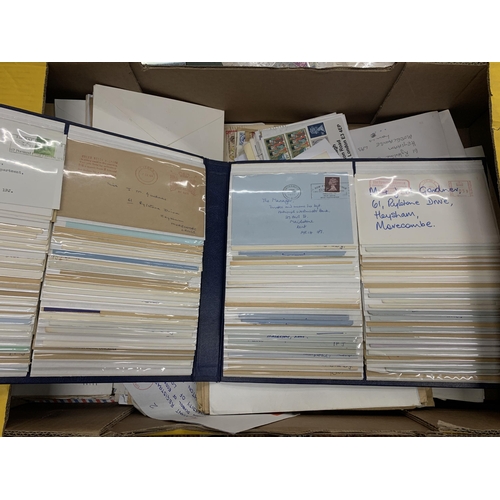 489A - A LARGE QUANTITY OF USED STAMPS ON ENVELOPES