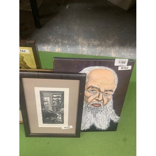 1180 - A GROUP OF FRAMED PRINTS