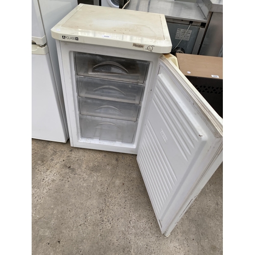 2449 - A WHITE INDESIT UNDERCOUNTER FREEZER