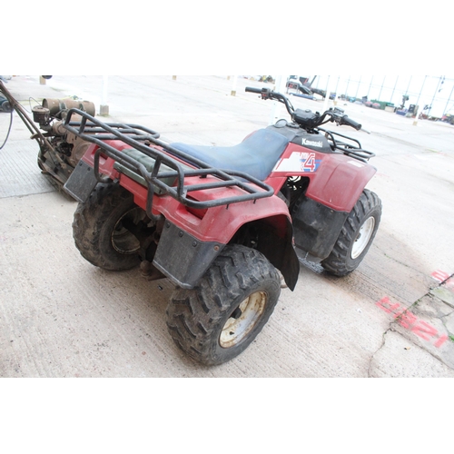 118 - KAWASAKI 4X4 QUAD NO VAT