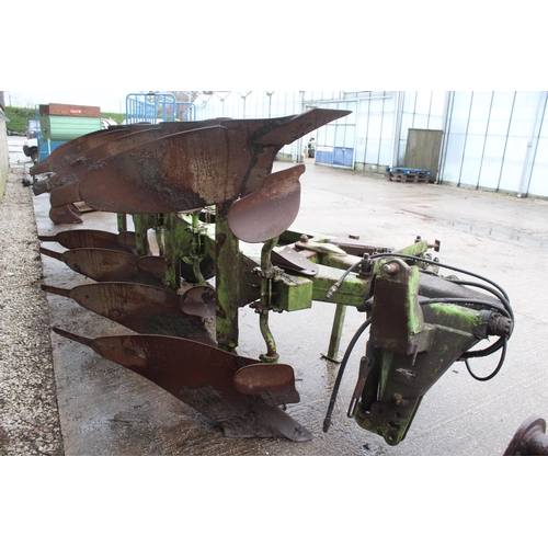 228 - DOWDSWELL 4 FURROW REVERSIBLE PLOUGH + VAT