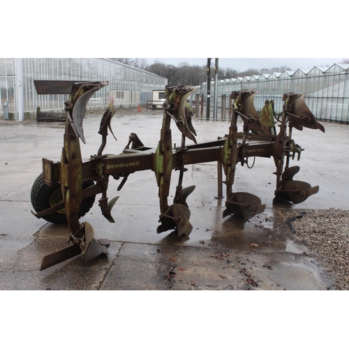 241 - A FOUR FURROW DOWDSWELL PLOUGH + VAT