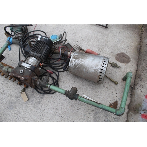 468 - PUMP, MOTORS ETC  NO VAT