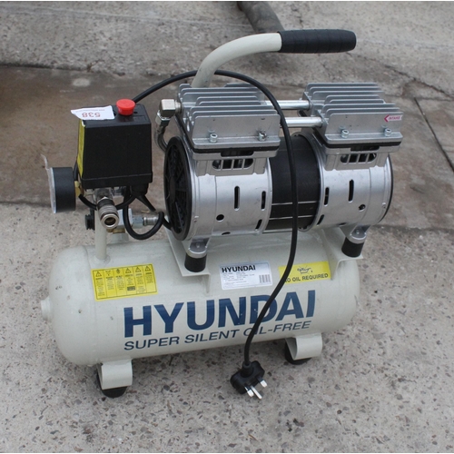 538 - HYUNDIA COMPRESSER NO VAT