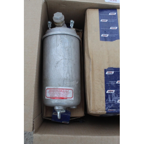 635 - 6 DAF FUEL FILTER AND HOUSING  + VAT