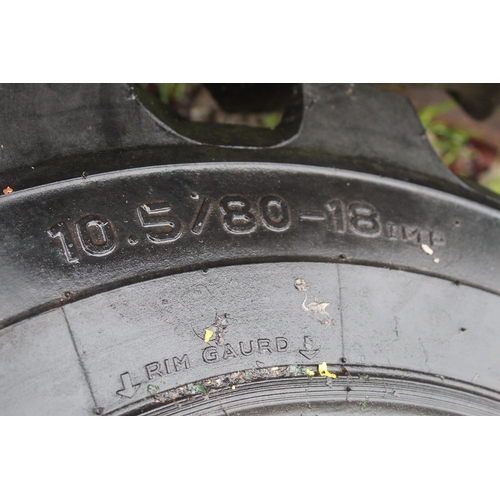 722 - 10.5/80-18 PART WORN DUMPER TYRE + VAT