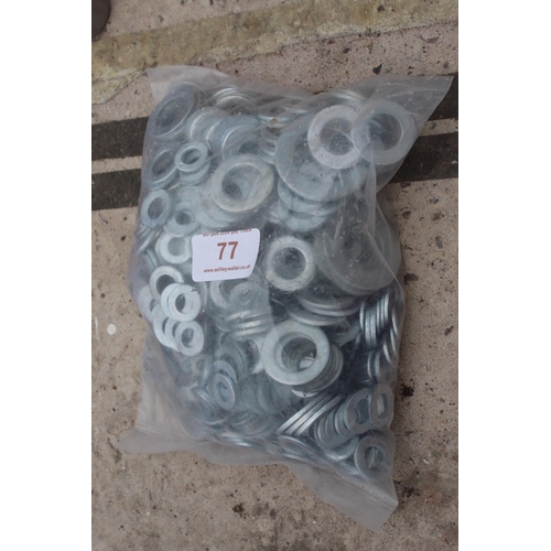 77 - MIXED WASHERS - PLUS VAT