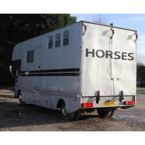 182 - IVECO - FORD HORSEBOX FIRST REG 30/09/1999 V234EKU MOT APRIL 2024 STARTS FIRST TIME EVERY TIME GREAT... 