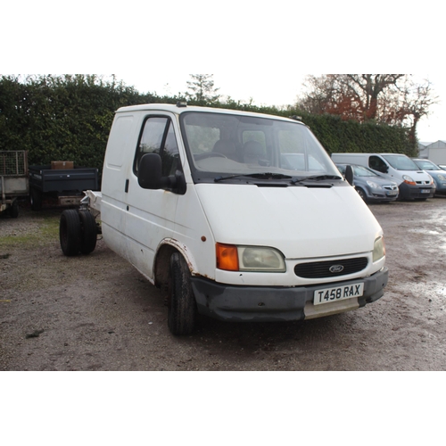 183 - FORD TRANSIT 2.5 TURBO DIESEL BOX VAN T458RAX   NO VAT WHILST ALL DESCRIPTIONS ARE GIVEN IN GOOD FAI... 