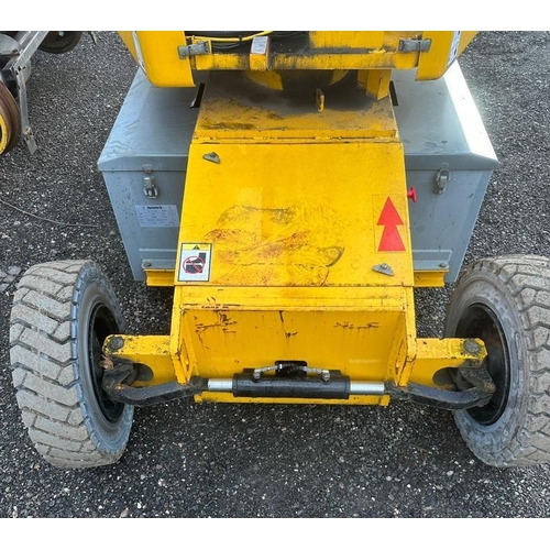 205 - INDOOR HAULETTE HAISI 48V HA15 CHERRY PICKER APPROX 2000 HOURS BUILT IN 110/240V CHARGER            ... 