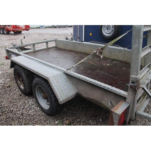 210 - NUGENT 10' TRAILER WITH SIDES AND LED LIGHTS  NO VAT