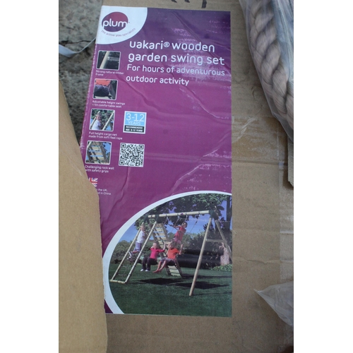 334 - GARDEN SWING SET  NO VAT