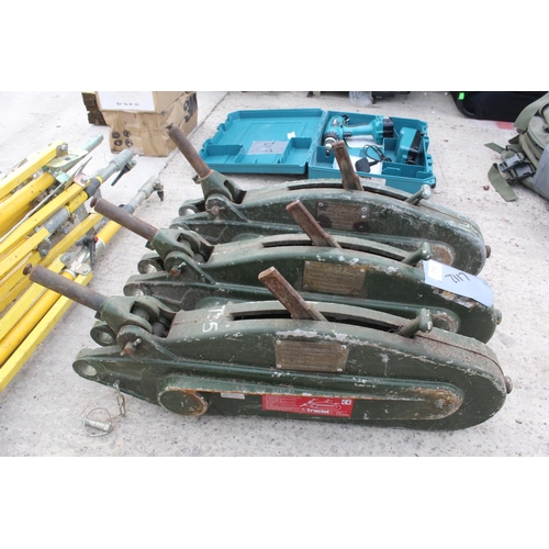 710 - 3 TRACTEL TIRFOR WINCHES  + VAT