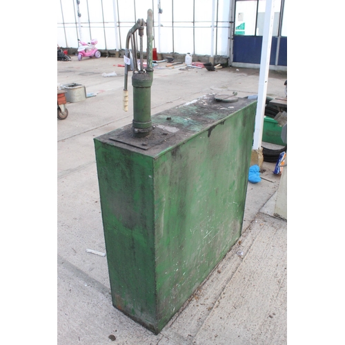 713 - LARGE CASTROL OIL TANK  + VAT