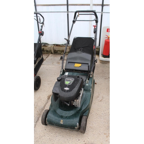 116 - HAYTER HARRIER 48 MOWER. REAR ROLLER SELF PROPELLED. GOOD WORKING ORDER. ONLY FOR SALE DUE TO CAREER... 