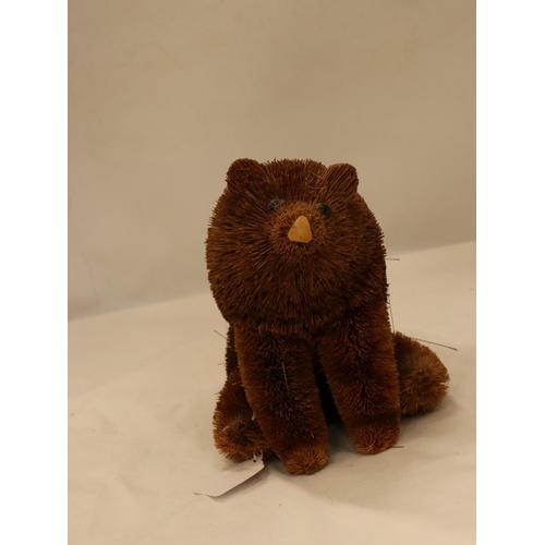 157 - A BRISSEL BRUSH BEAR, HEIGHT 23CM