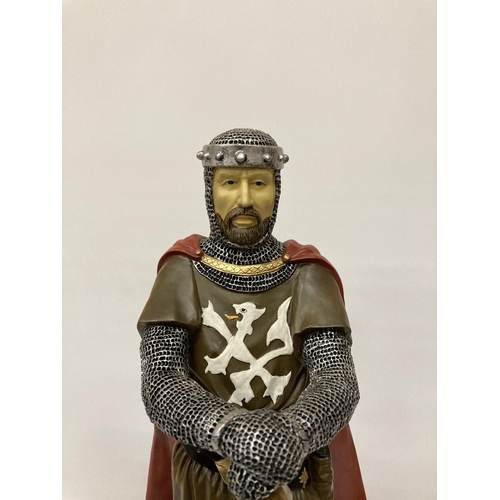 180 - A LARGE KING ARTHUR FIGURE, HEIGHT APPROX 60CM