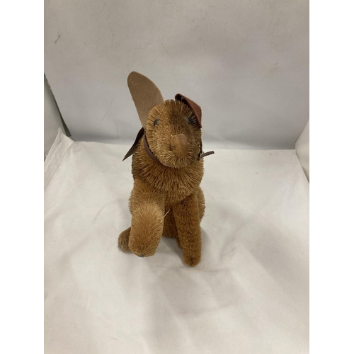 187 - A BRISSEL BRUSH RABBIT, HEIGHT 30CM