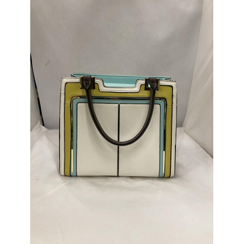 190 - A RIVER ISLAND ART DECO STYLE LADIES BAG