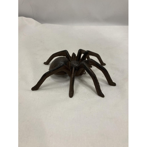 211 - A CAST METAL MODEL OF A SPIDER