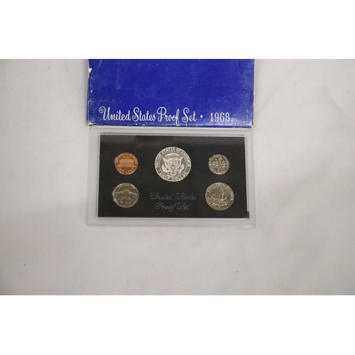 247 - A 1968 UNITED STATES PROOF SET OF COINS