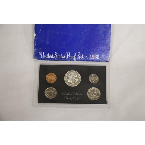 247 - A 1968 UNITED STATES PROOF SET OF COINS