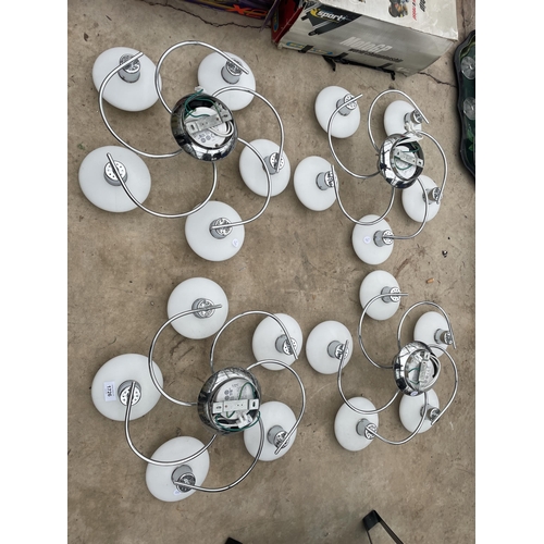 1726 - FOUR LED LIGHT FITTINGS