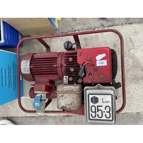 1787 - A BRIGGS AND STRATTON 5HP PETROL GENERATOR