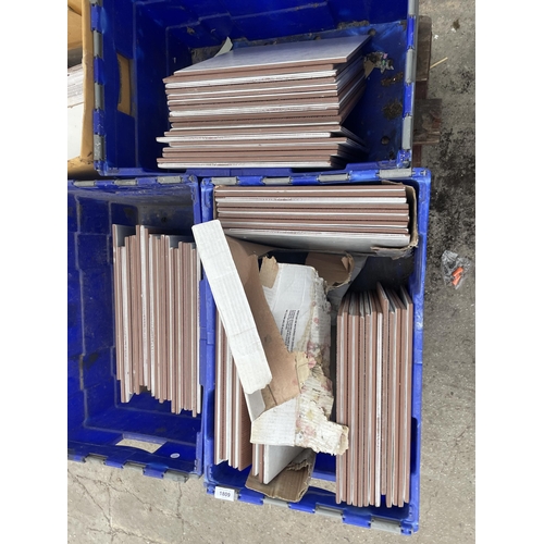 1809 - A PALLET OF VARIOUS BATHROOM/KITCHEN TILES