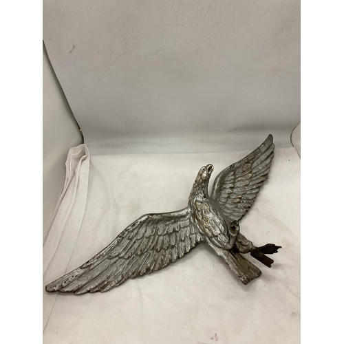 32 - AN RAF METAL EAGLE FIGURE