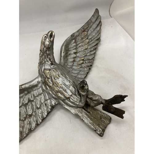 32 - AN RAF METAL EAGLE FIGURE