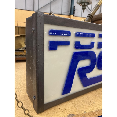 85 - A FORD RS ILLUMINATED LIGHT BOX SIGN