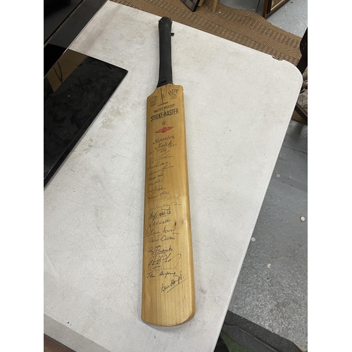 57 - A WALTER WARSOP STROKE MASTER CRICKET BAT SIGNED BY THE WEST INDIES TEAM 1969