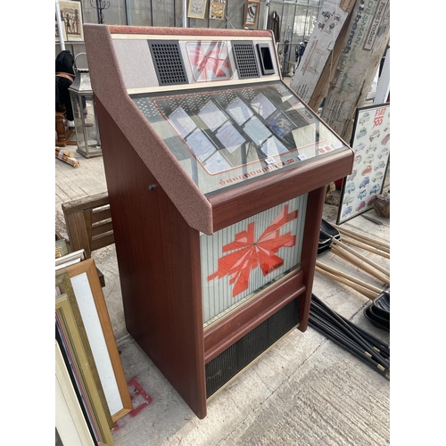 AN ELECTRIC MAESTRO JUKE BOX EMPTY SHELL