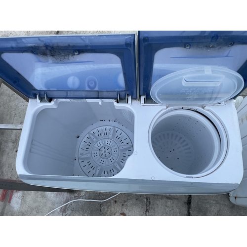 2482 - A THOMPSON COMBINATION WASHER AND SPIN DRYER