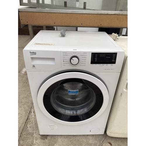 2484 - A WHITE 7KG BEKO WASHING MACHINE