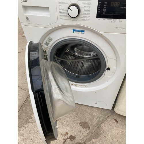 2484 - A WHITE 7KG BEKO WASHING MACHINE