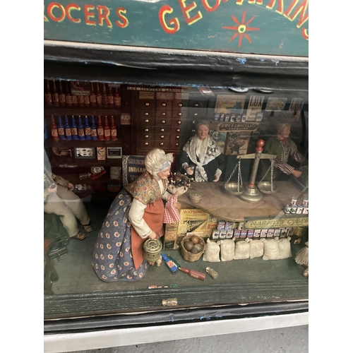 31 - A VICTORIAN GROCERS SHOP DISPLAY CASE