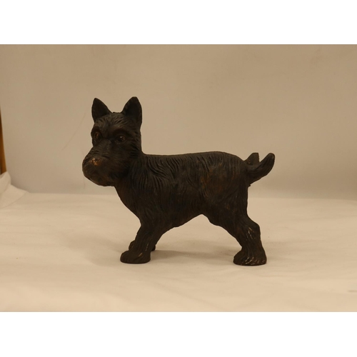 107 - A HEAVY CAST SCOTTIE DOG