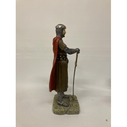 180 - A LARGE KING ARTHUR FIGURE, HEIGHT APPROX 60CM