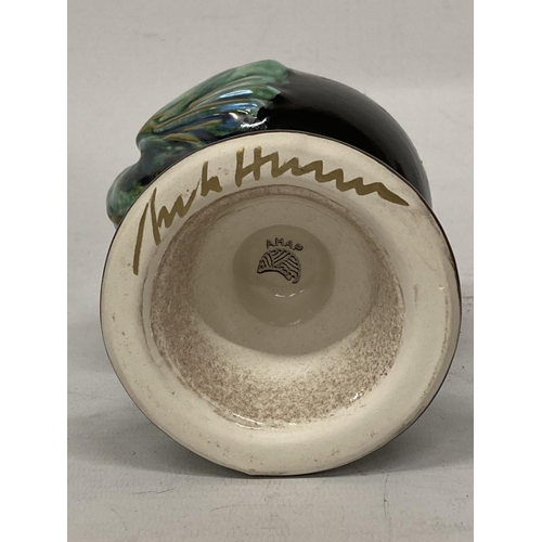 731 - AN ANITA HARRIS HAND PAINTED AND SIGNED IN GOLD DRAGON GOBLET