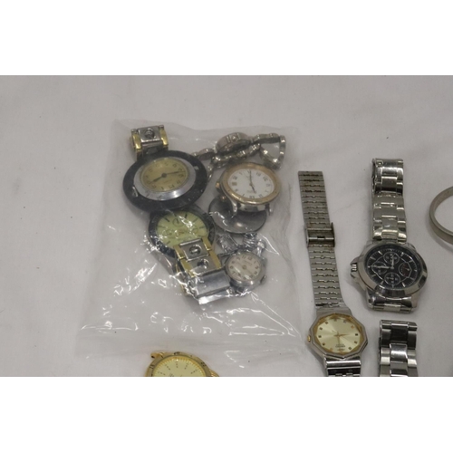 892 - A BAG OF WRISTWATCH SPARES FOR REPAIRS