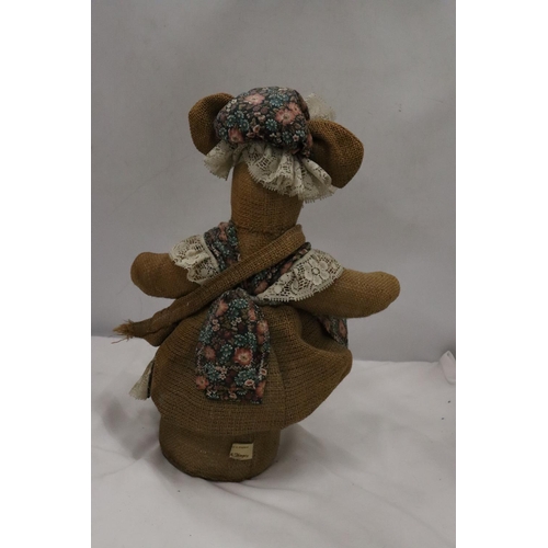 902 - A LARGE HANDCRAFTED MICE AND THINGS DOORSTOP - APPROX 40CM