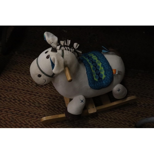 918 - A B.YOU CHILD'S PLUSH ROCKING PONY