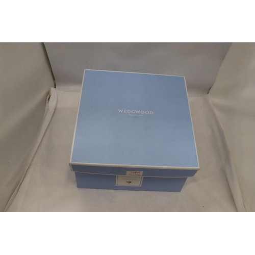 944 - A BOXED WEDGWOOD TEAPOT BUTTERFLY BLOOM