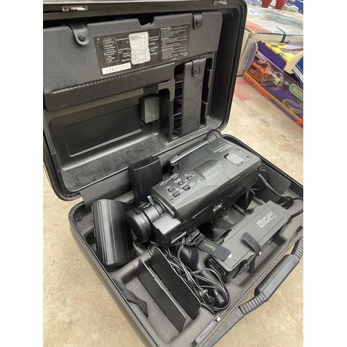 1728 - TWO BOXED PANASONIC CAMCORDERS