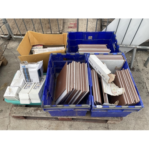 1809 - A PALLET OF VARIOUS BATHROOM/KITCHEN TILES