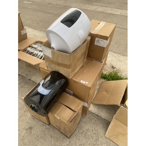 1937 - A LARGE QUANTITY OF NEW AND BOXED TOWEL DISPENSERS