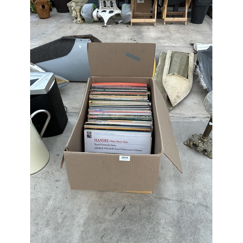 2018 - AN ASSORTMENT OF LP RECORDS