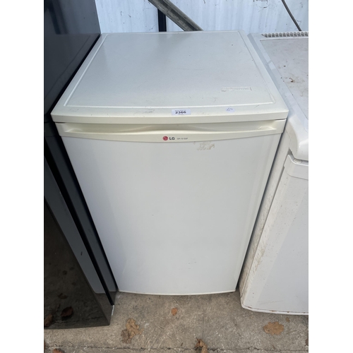 2366 - A WHITE LG UNDERCOUNTER FRIDGE